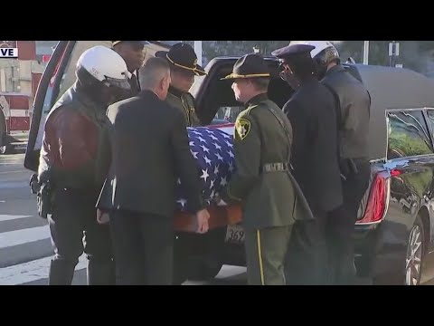 U.s. Sen. Dianne Feinstein’s Casket Is Brought To San Francisco City Hall