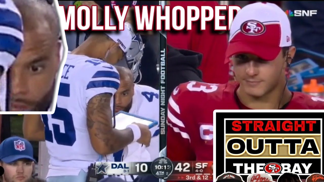 Undefeated 49ers Molly Whop The Cowboys On Primetime | Straight Outta The Bay