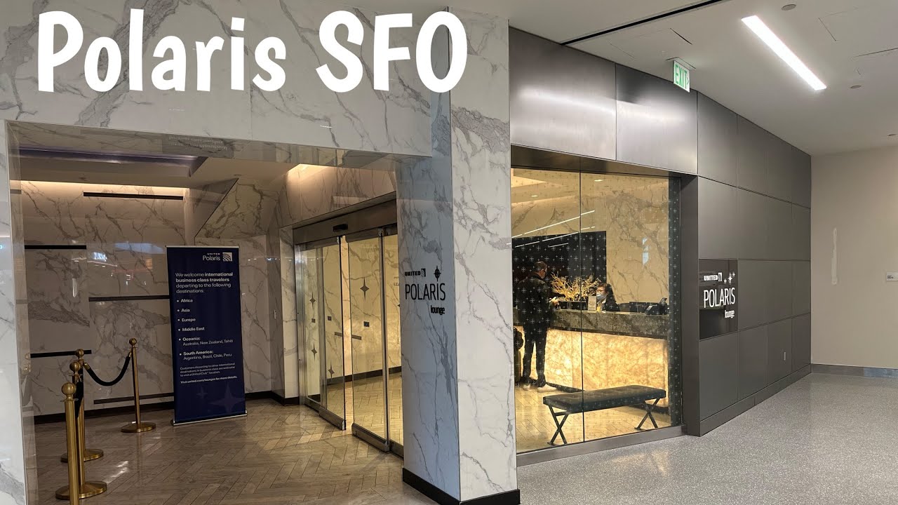 United Airlines Polaris Lounge San Francisco International Airport (sfo) | Business Class Lounge!
