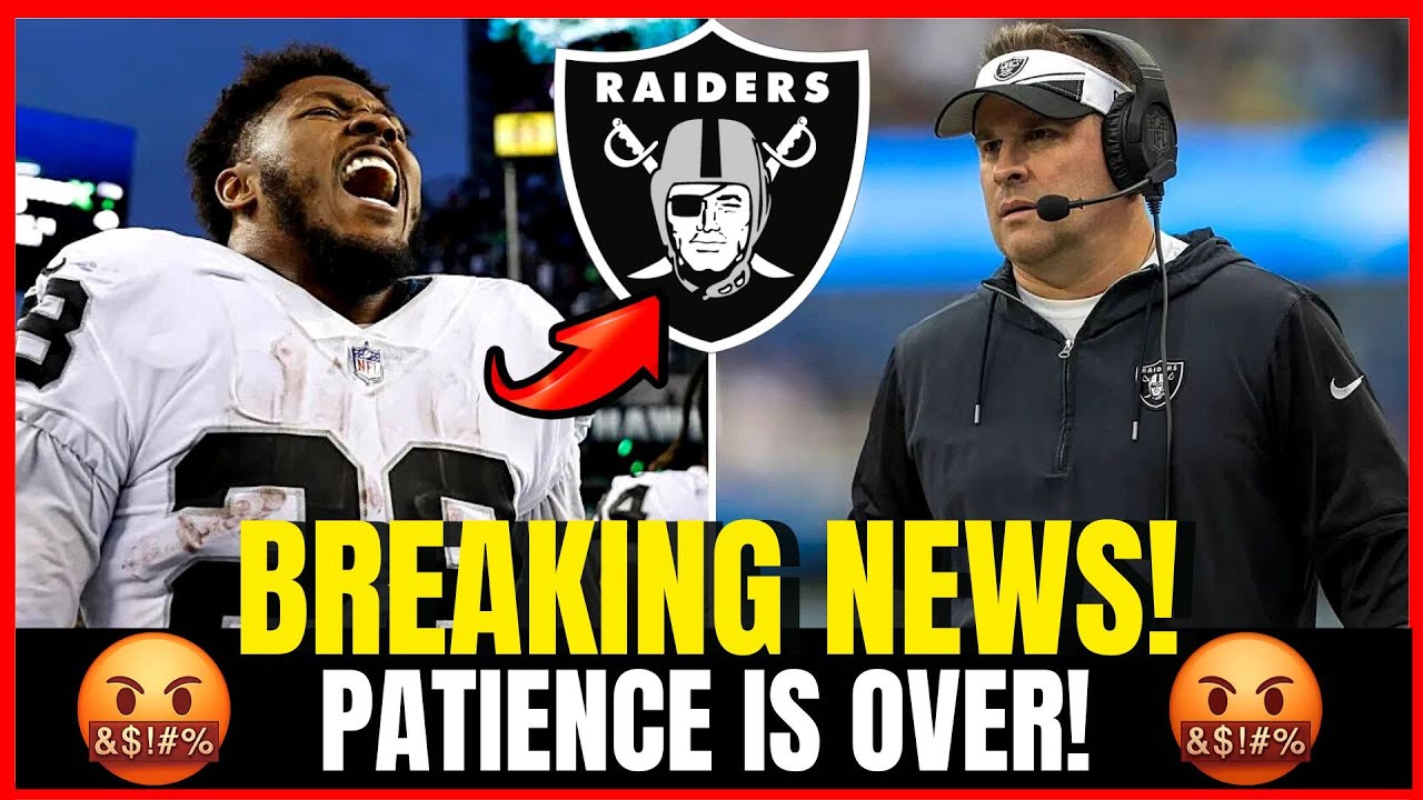 đ„URGENT NEWS! RAIDERS NOW, JOSH JACOBS PATIENCE IS OVER! LOOK WHAT HE SAID! LAS VEGAS RAIDERS NEWS 1 đ„urgent News! Raiders Now, Josh Jacobs Patience Is Over! Look What He Said! Las Vegas Raiders News