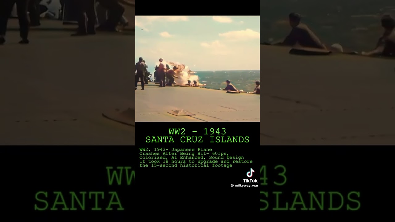 Very rare World War 2 Footage from the Santa Cruz Island’s Restored & Remastered to HD60fps #news 1 Very Rare World War 2 Footage From The Santa Cruz Island’s Restored & Remastered To Hd60fps #news