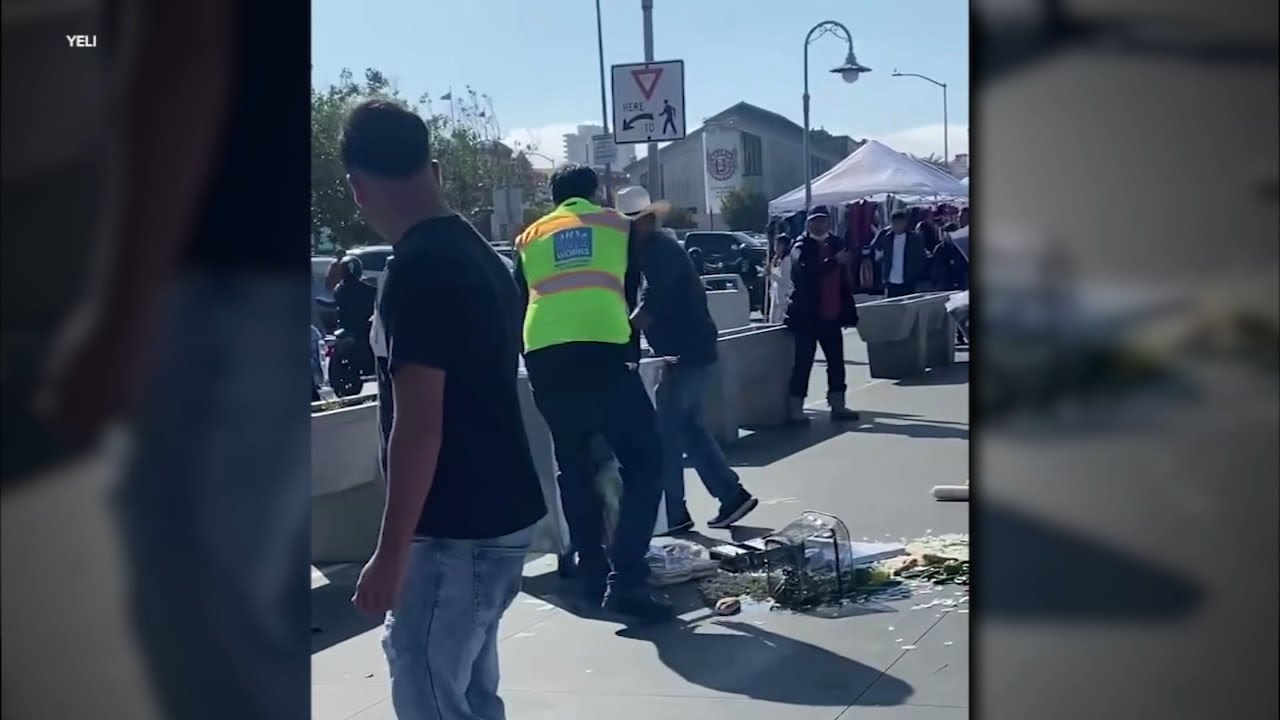 Video Shows San Francisco City Worker Knocking Over Hot Dog Vendor’s Cart