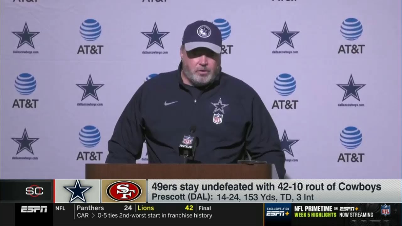 “we Can’t Sleep Tonight” Mike Mccarthy On Cowboys Have Worst Loss Vs 49ers In History Of The Rivalry