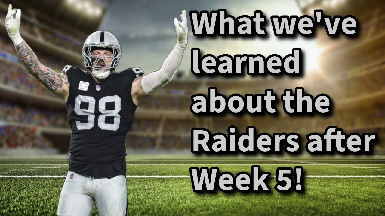 What We’ve Learned About The Raiders After Week 6