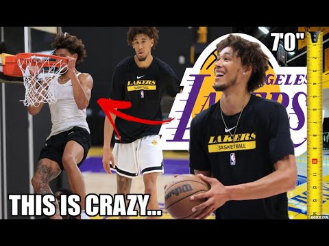 Why This 7’ Freak Athlete Will Shock The Los Angeles Lakers | 2023 Media Day, Lebron, Wood, Davis