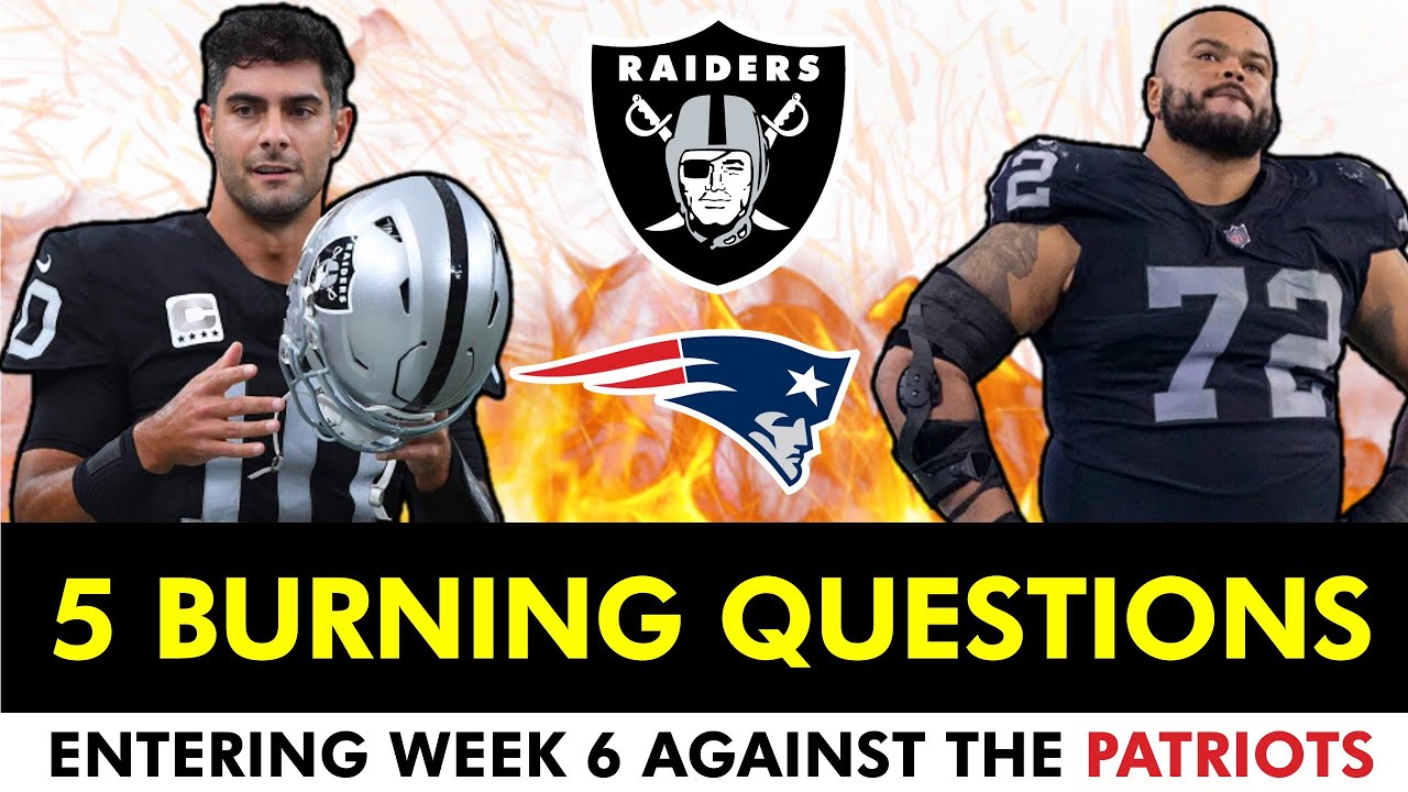 Will Jimmy Garoppolo & Josh Mcdaniels Figure It Out? Raiders Burning Questions Before Patriots Game