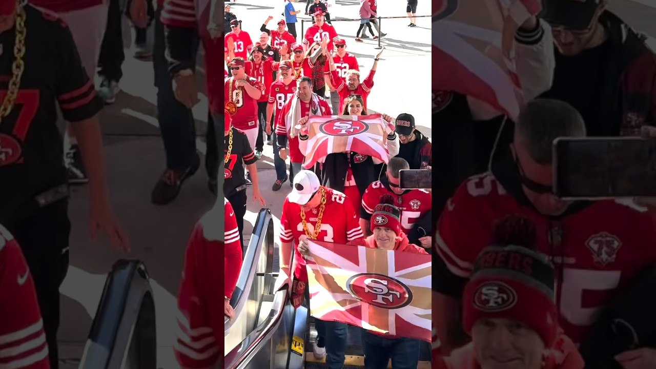 49ers Faithful Uk Travel To Levi’s® Stadium For #tbvssf #49ers #shorts