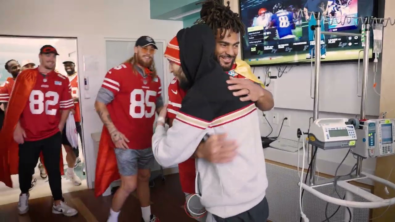 49ers Players Create Unforgettable Memories At Local Children’s Hospital ❤️