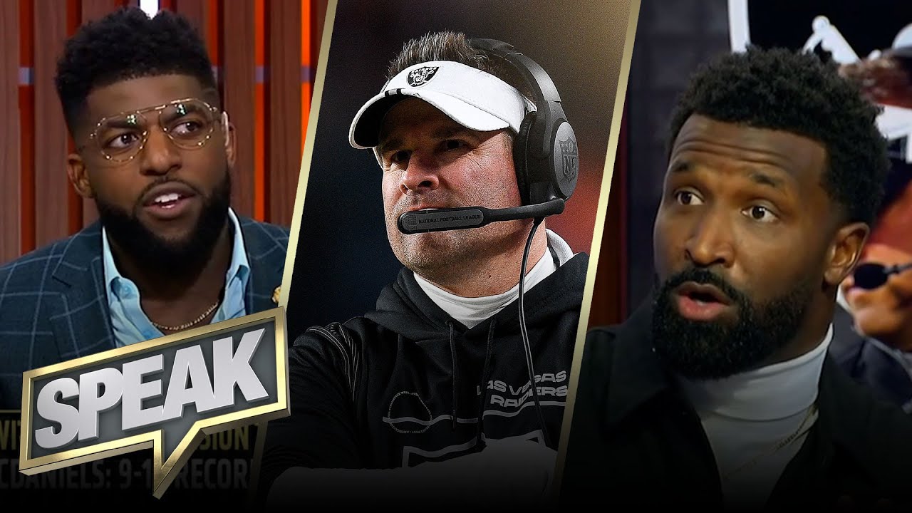 Agree With Raiders Decision To Fire Josh Mcdaniels? | Nfl | Speak