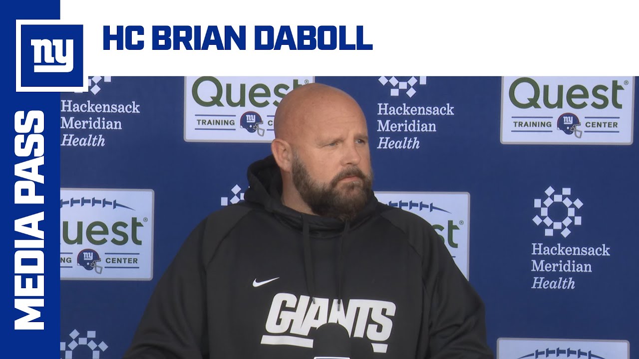 Brian Daboll Gives Final Updates Heading Into Raiders Game | New York Giants