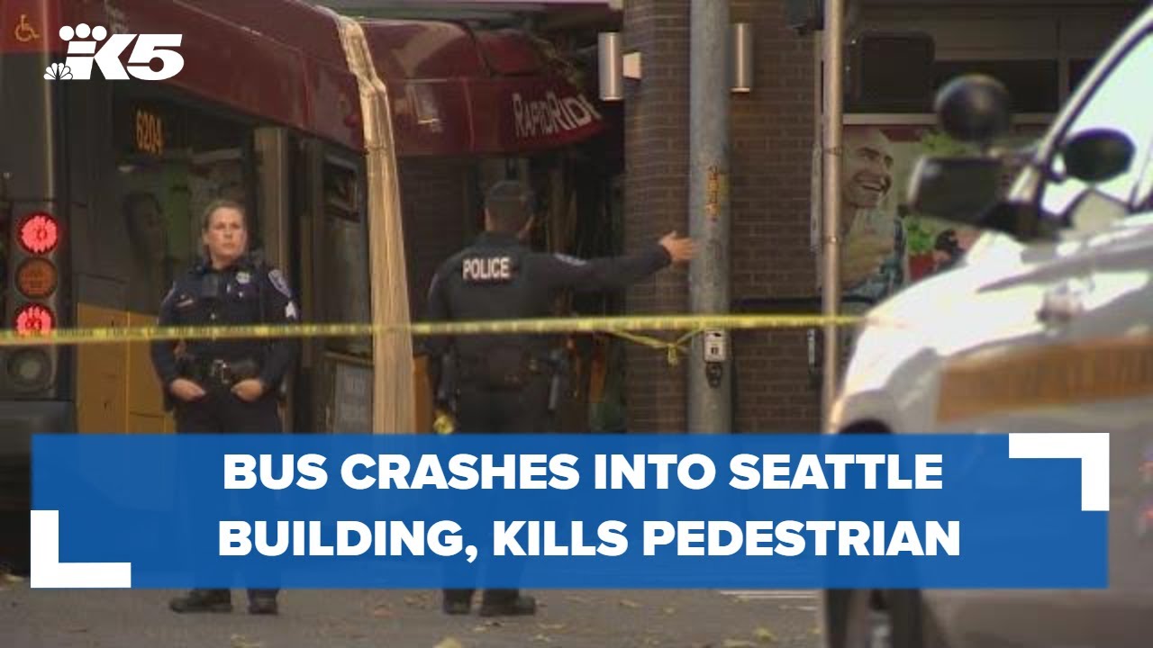 Bus Crashes Into Building In Seattle, Killing 1 And Injuring Multiple