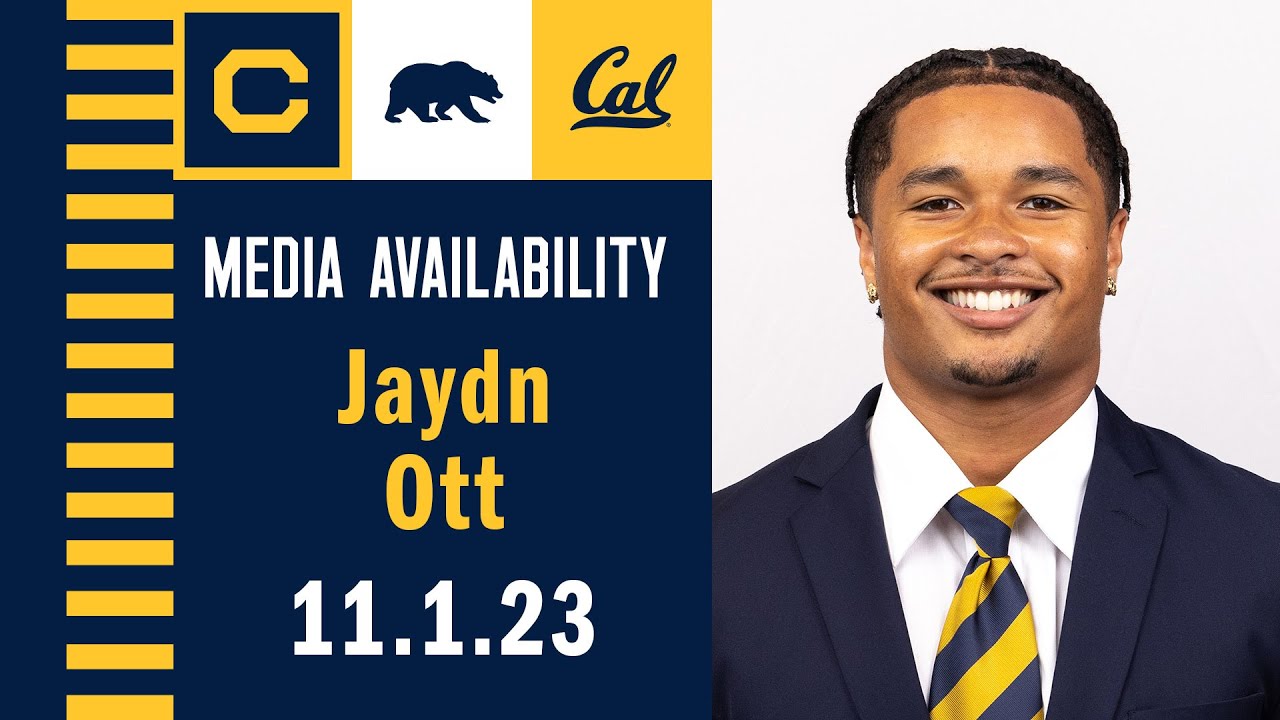 Cal Football: Jaydn Ott Media Availability (11.1.23)