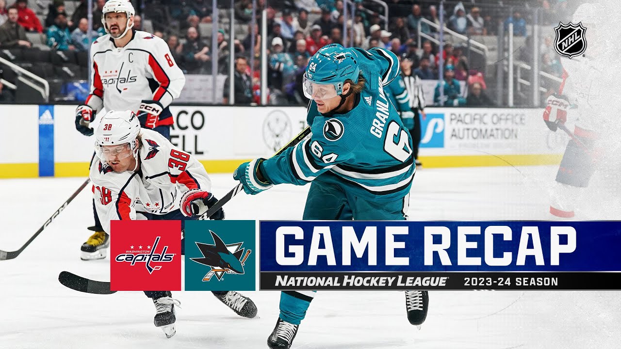 Capitals @ Sharks 11/27 | Nhl Highlights 2023