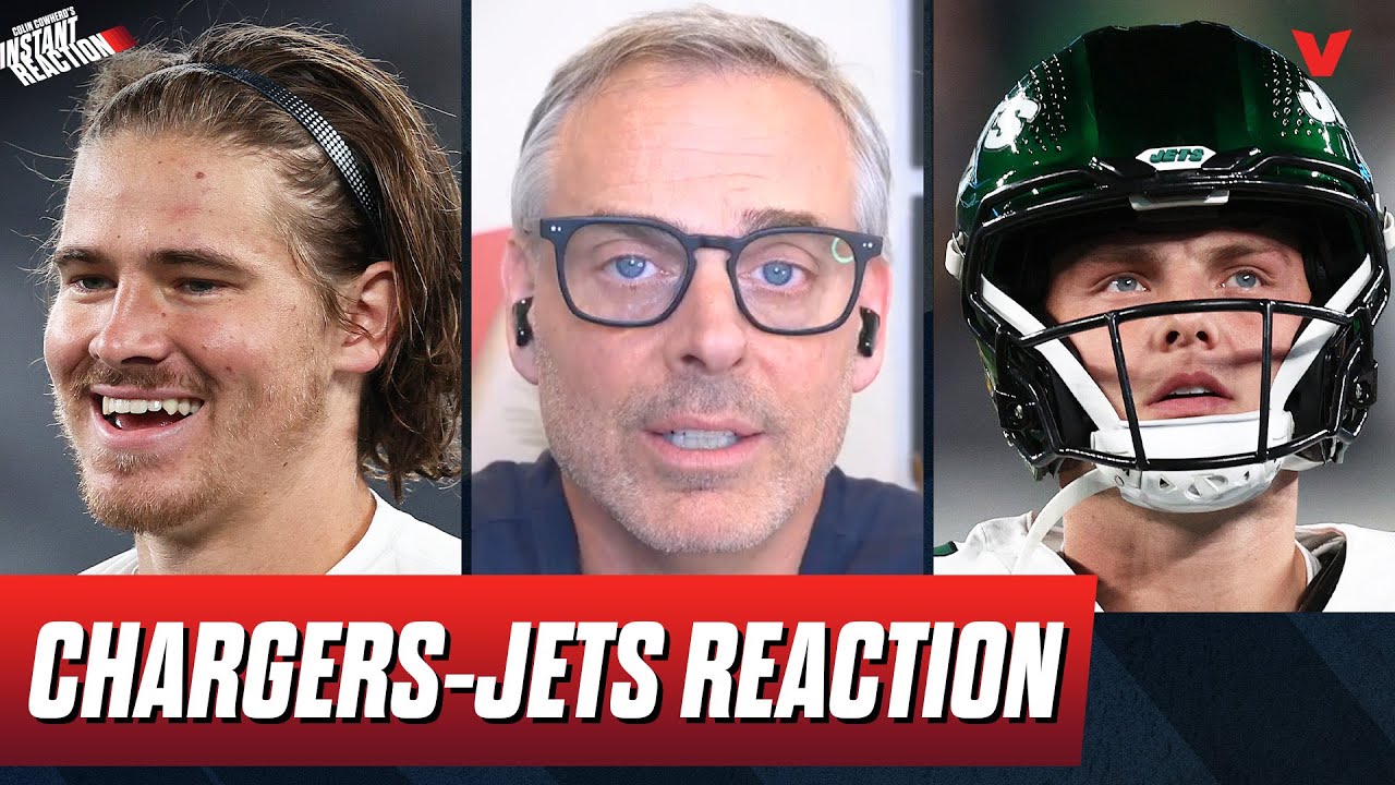 Chargers Jets Reaction: Zach Wilson’s “exhausting,” Aaron Rodgers Won’t Comeback | Colin Cowherd Nfl