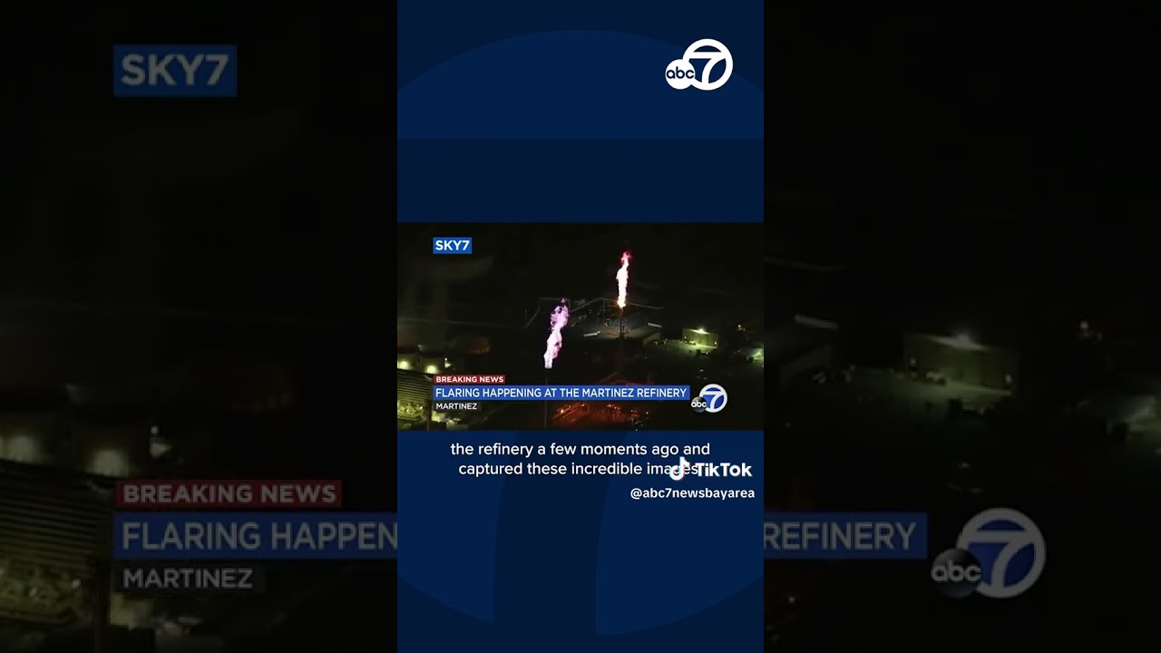 Evening flaring reported at Martinez Refining Company 1 Evening Flaring Reported At Martinez Refining Company