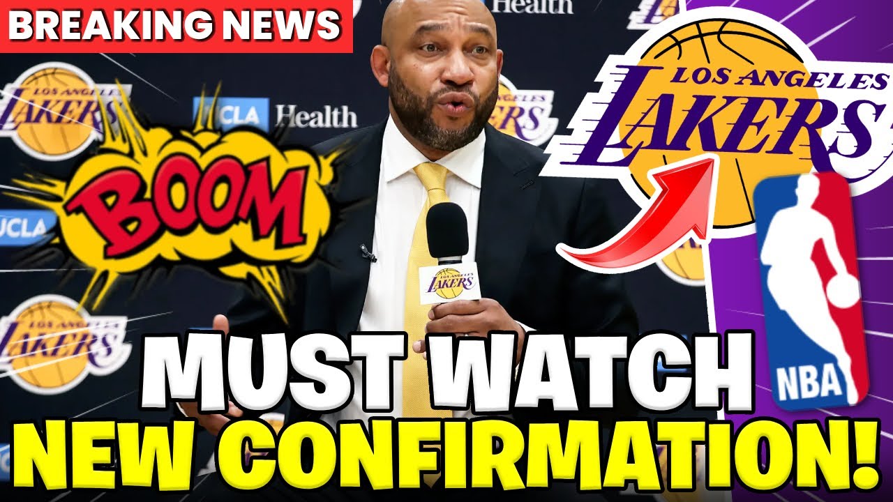 👀 Exciting News: He Confirmed This! Don’t Miss It! Los Angeles Lakers News Today