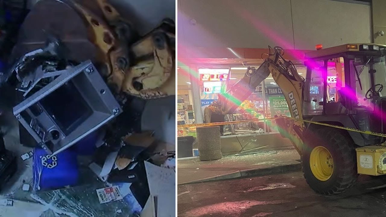 Exclusive: Thieves Use Backhoe To Break Into Oakland Store With Clerk Inside