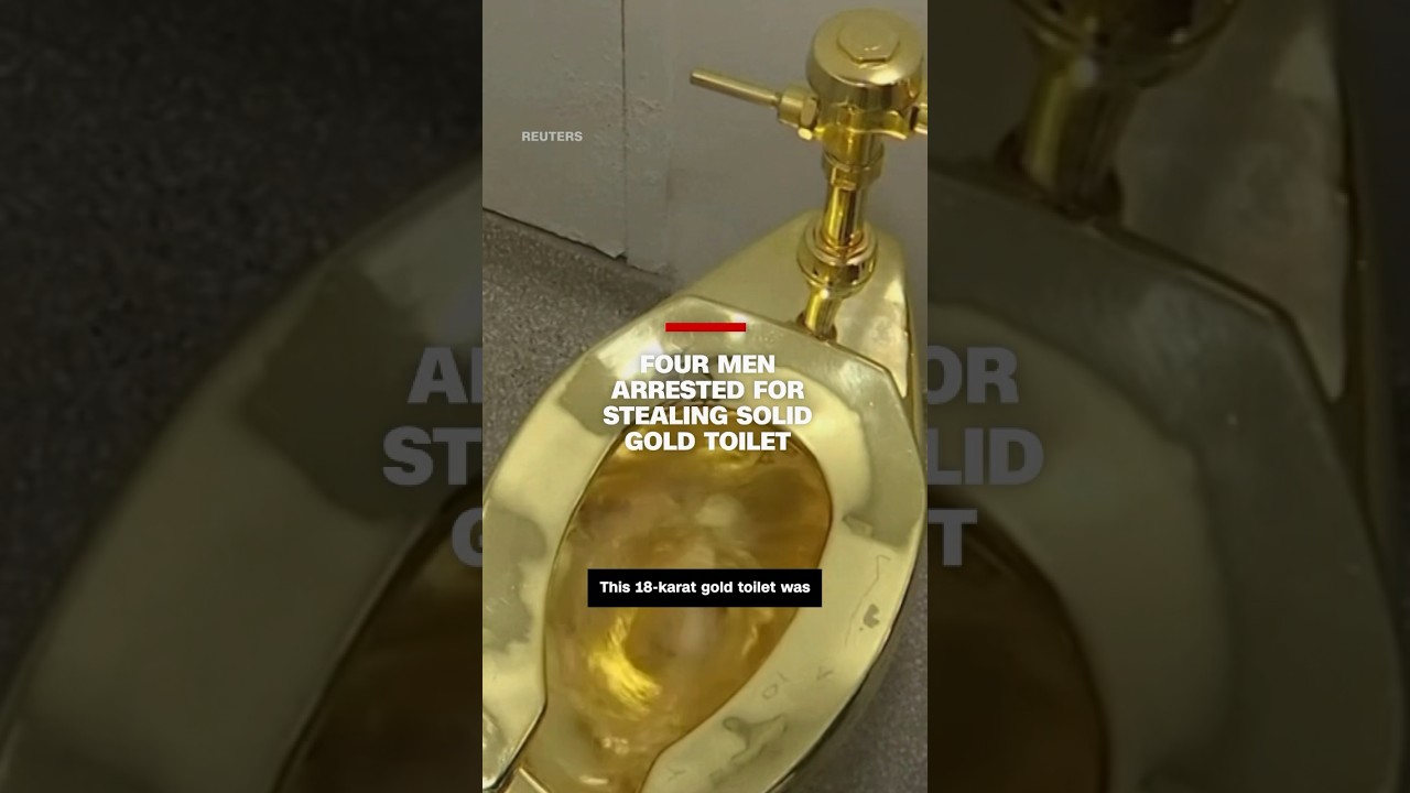 Four Men Arrested For Stealing Solid Gold Toilet