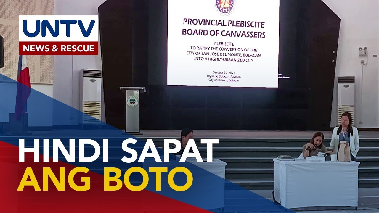 Hakbang para ihiwalay ang SJDM sa Bulacan, bigong makakuha ng sapat na boto 2 Hakbang Para Ihiwalay Ang Sjdm Sa Bulacan, Bigong Makakuha Ng Sapat Na Boto