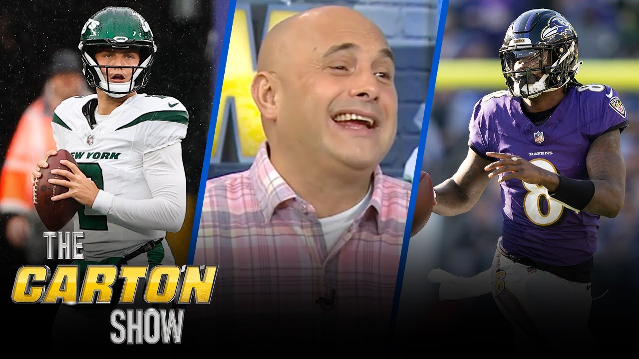 Lamar Jackson Shines In Ravens 4th Straight Win, Talks Jets Vs. Chargers | Nfl | The Carton Show