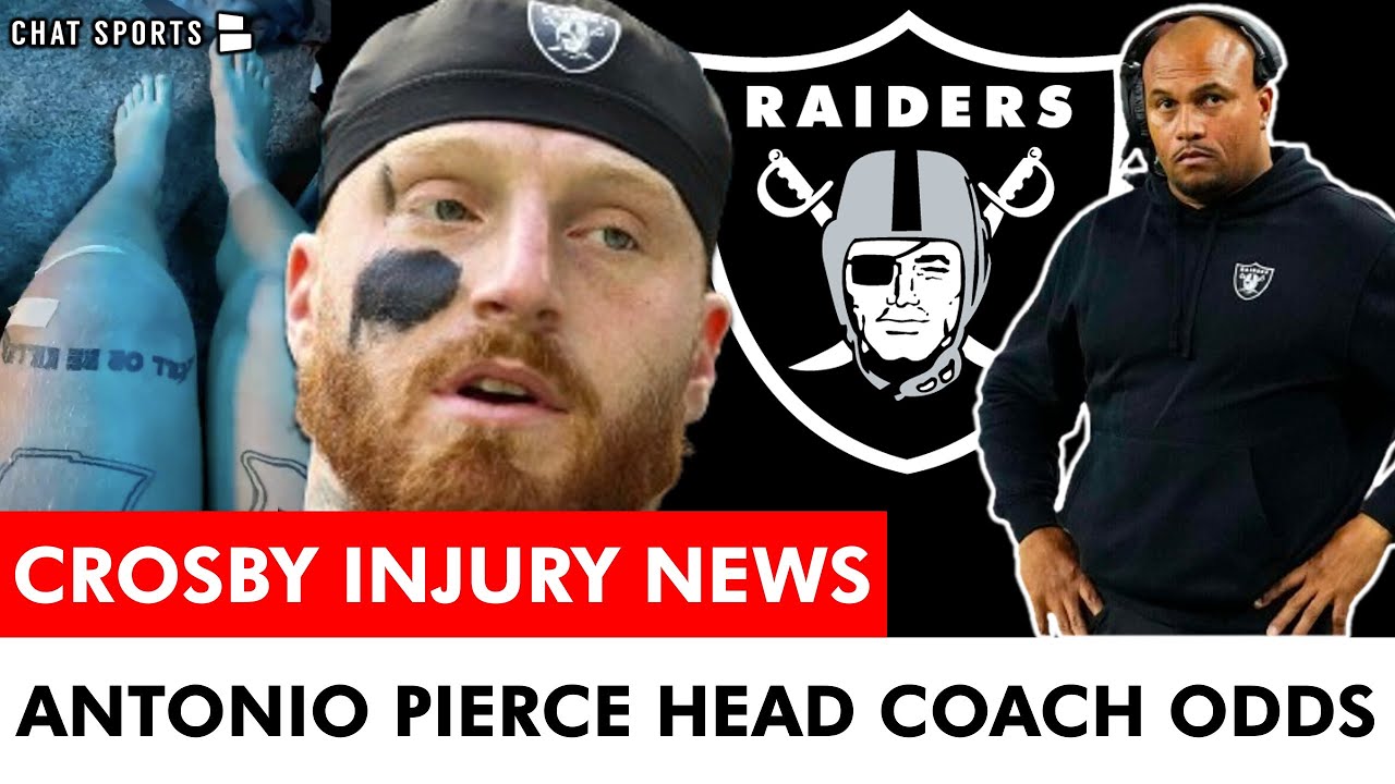 Must See: Maxx Crosby Injury News + Raiders Rumors: Antonio Pierce’s Odds To Be Raiders Head Coach