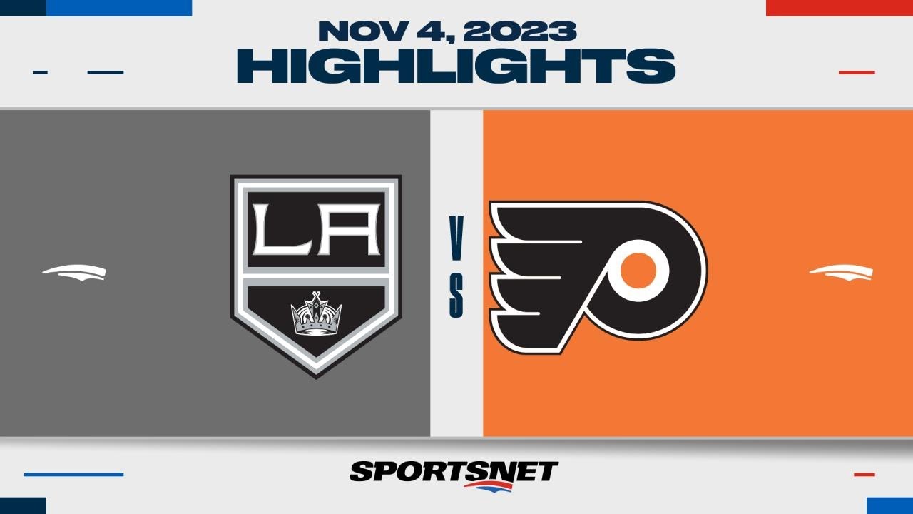 Nhl Highlights | Kings Vs. Flyers – November 4, 2023