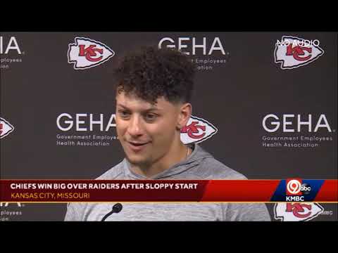 Patrick Mahomes Postgame Press Conference Vs. Las Vegas Raiders Win!