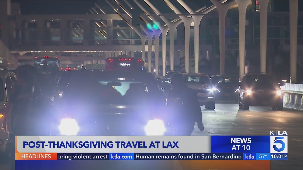 Post Thanksgiving Travel At Lax Gets Crowded