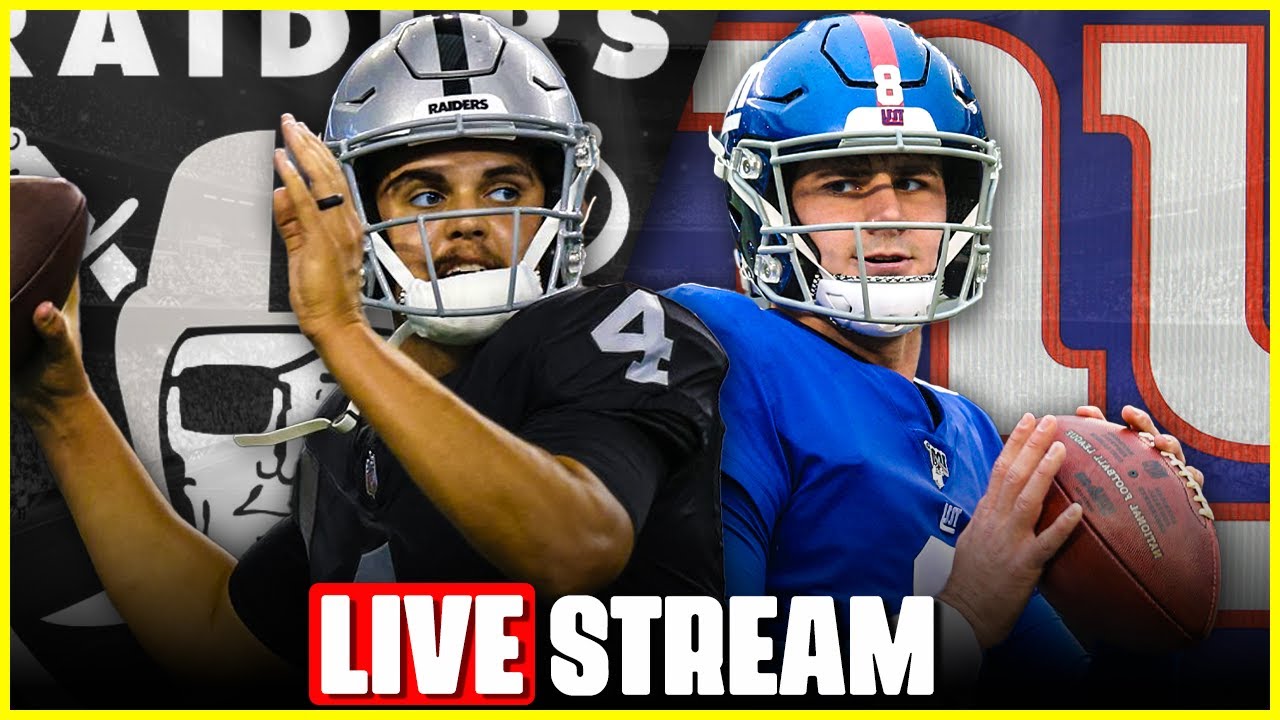 Raiders Vs Giants Live W/ Wifiwillie & Dial Up Audrey