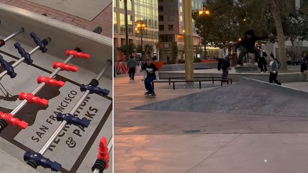 San Francisco’s Un Plaza Reopens With Skate Park, Fitness Area, Ping Pong Tables