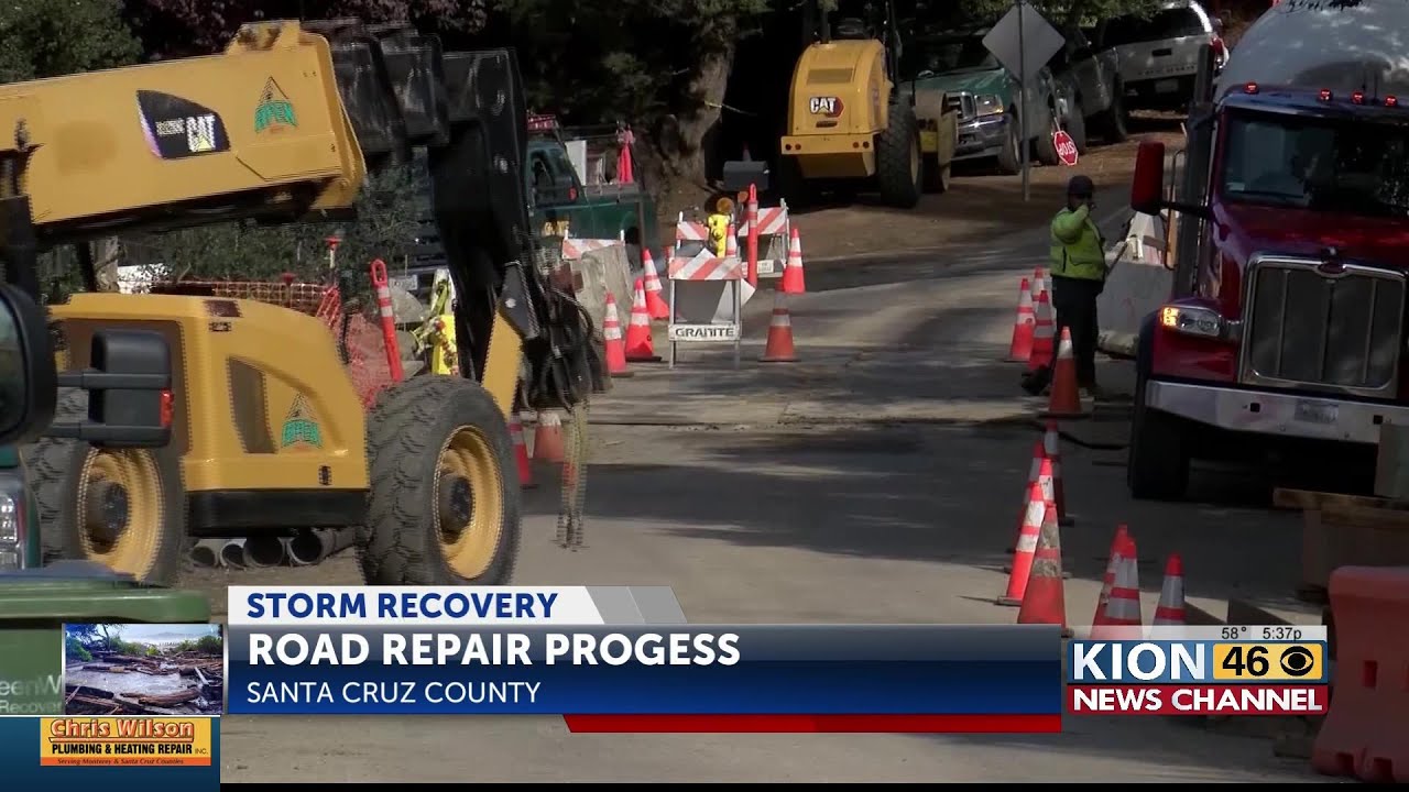 Santa Cruz County Public Works Department Addressing Storm Repairs