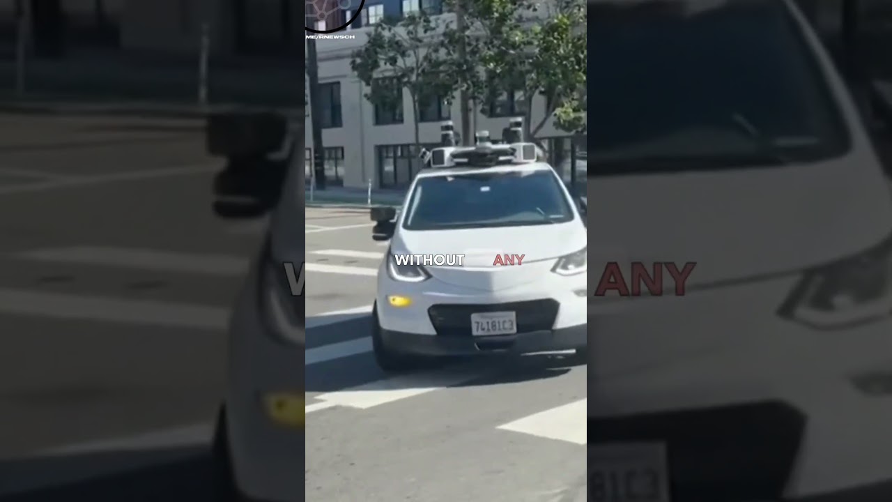 Self Driving Taxi Goes Rogue In San Francisco! 🚕💨 #news #tesla