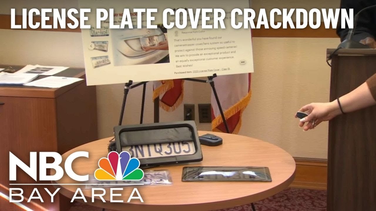 Sf Authorities Target Sellers Of Illegal License Plate Covers