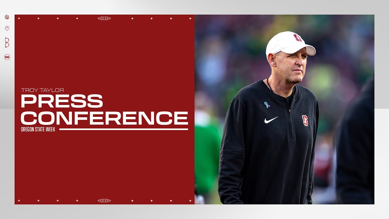 Stanford Football: Coach Taylor Weekly Press Conference | Oregon State