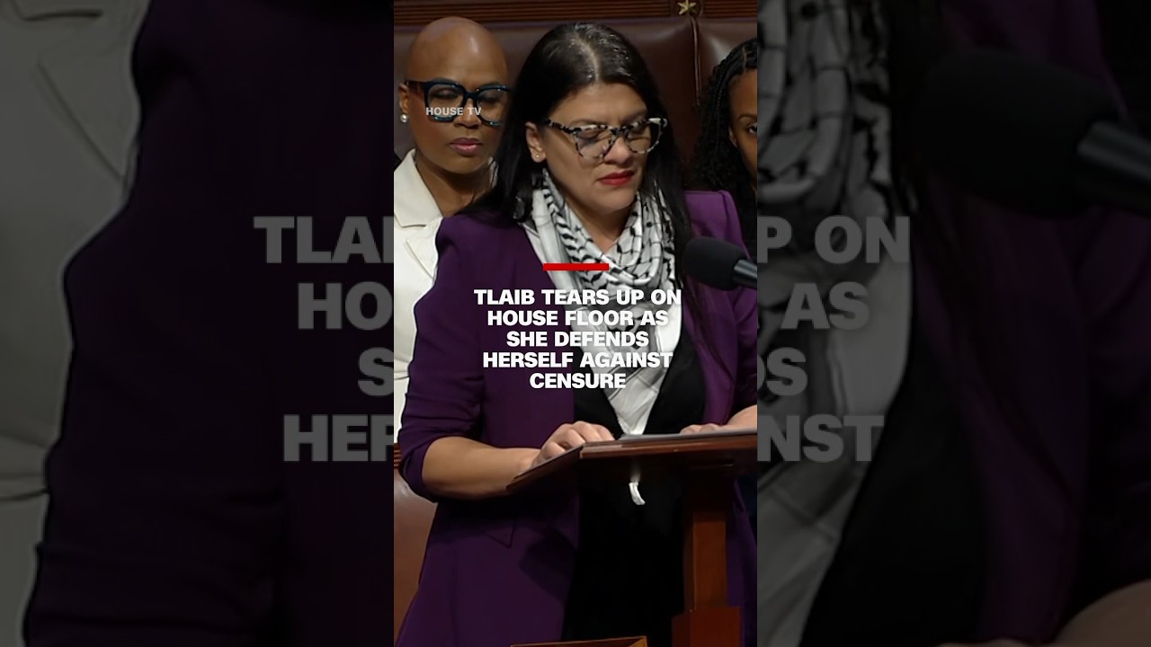 Tlaib Tears Up On House Floor As She Defends Herself Against Censure