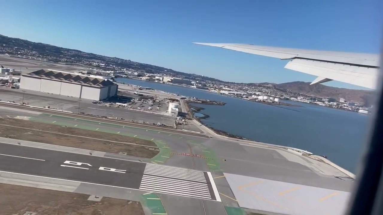 United Airlines Boeing 767 400er Departure From San Francisco International Airport.november 24,2023