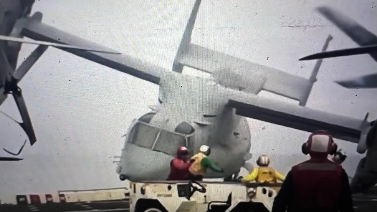 V22 Osprey Tilt Rotor Crash Into Sea Of Japan With 8 Aboard One Dead In Update News Vlog
