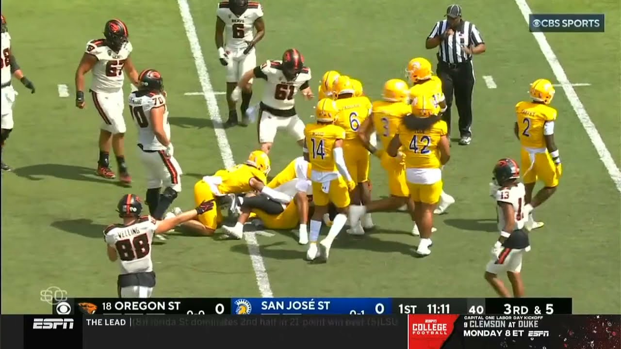 2023 Espn Sportscenter Highlights Of Oregon State’s Win Over San Jose State