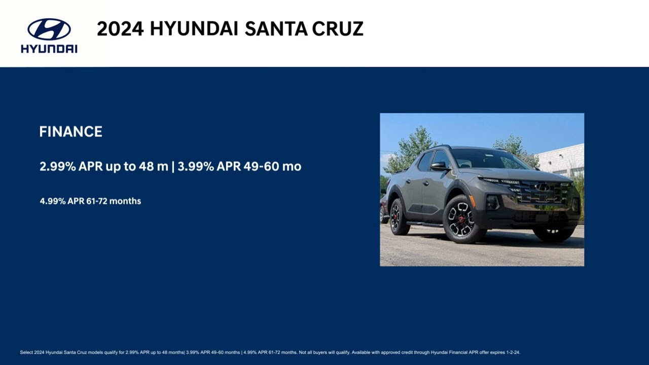 2024 Hyundai Santa Cruz (apr Offer) | Patrick Hyundai | Schaumburg, Il