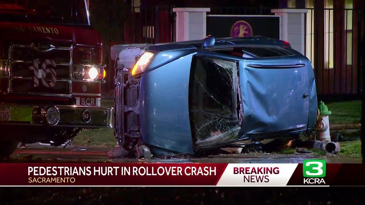 3 Taken To Hospital After Crash In Pocket Area Of Sacramento