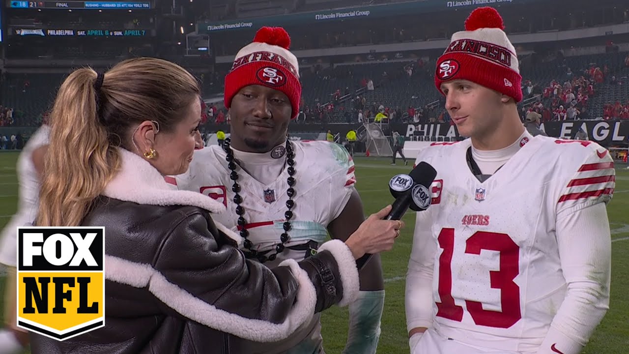 49ers’ Deebo Samuel And Brock Purdy Speak On Dominant 42 19 Win Over Eagles