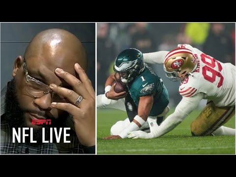 49ers Defense Is So Scary!!! – Marcus Spears Breaks Jalen Hurts Perform In Eagles Loss To Niners