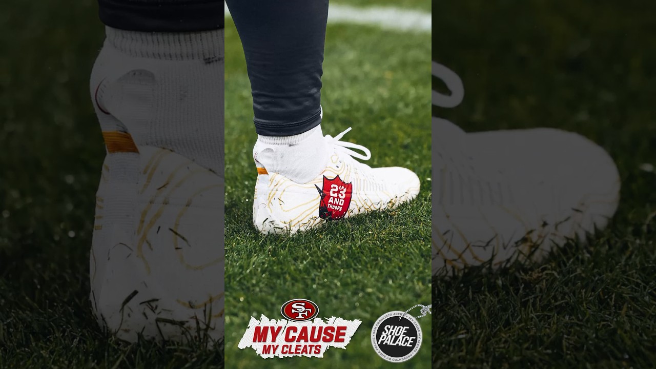 #49ers Rep My Cause My Cleats In Philly 👟🔥 #shorts