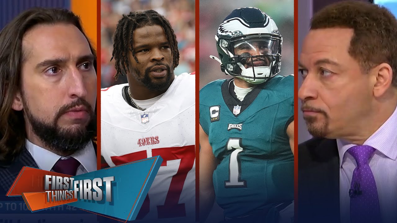 49ers Win, Dre Greenlaw Ejected, Does Broussard Still Believe In Eagles? | Nfl | First Things First