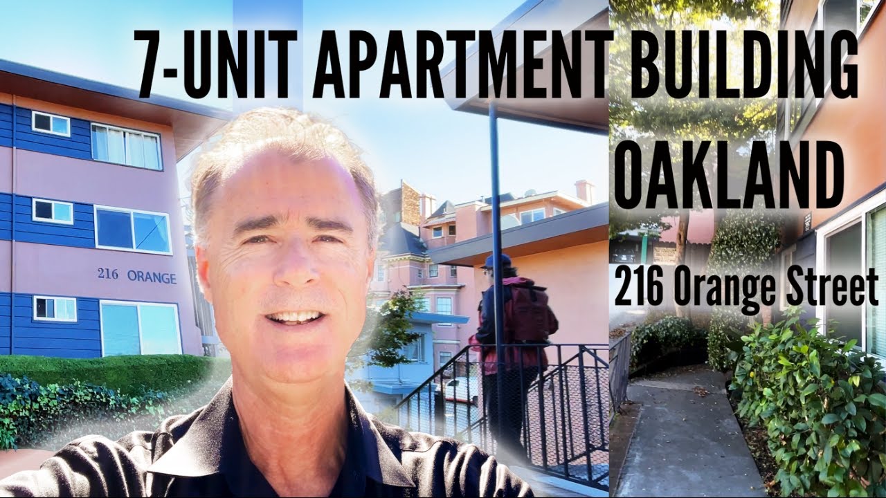 7 Unit Apartment Building For Sale – 216 Orange Street, Oakland, Ca. #realestatemarket #dreamhome