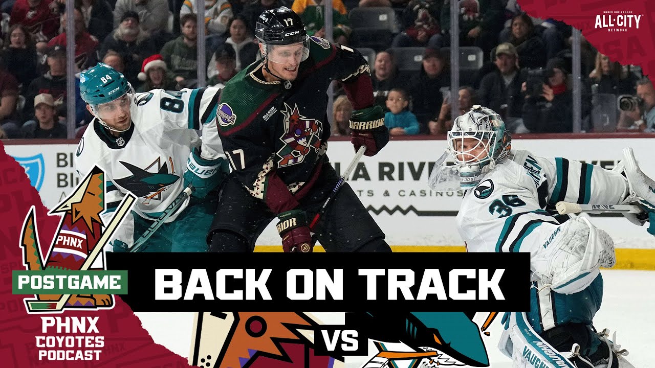 Arizona Coyotes Win Nail Biter Against San Jose Sharks To Snap Losing Streak