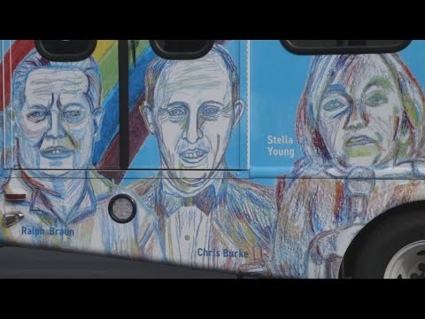 Artwork From Neurodivergent Artists Adorns Buses In Portland