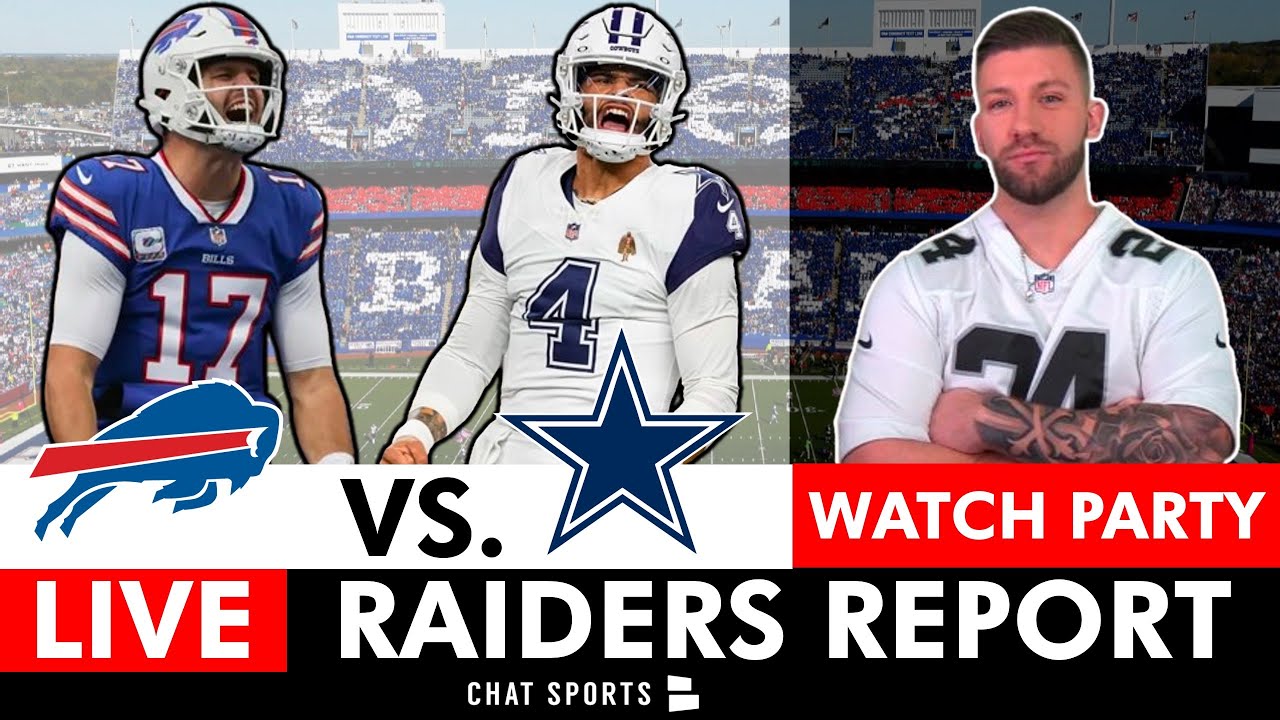 Bills Vs Cowboys Live Stream Scoreboard, Raiders Report Fox Watch Party, Nfl Playoff Picture Week 15