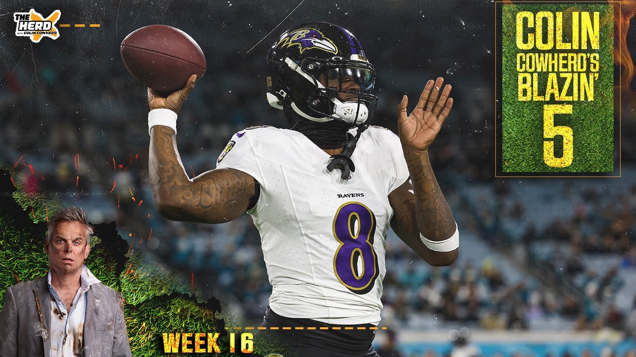 Blazin’ 5: Ravens Cover Vs. 49ers, Cowboys Upset Dolphins In Colin’s Week 16 Picks | Nfl | The Herd