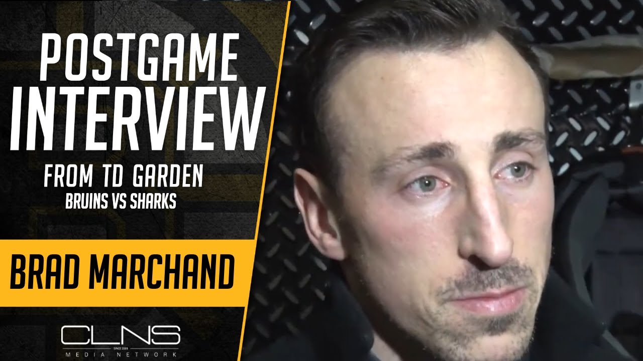 Brad Marchand On The Bruins Win Over San Jose Sharks | Postgame Interview 11/30/23